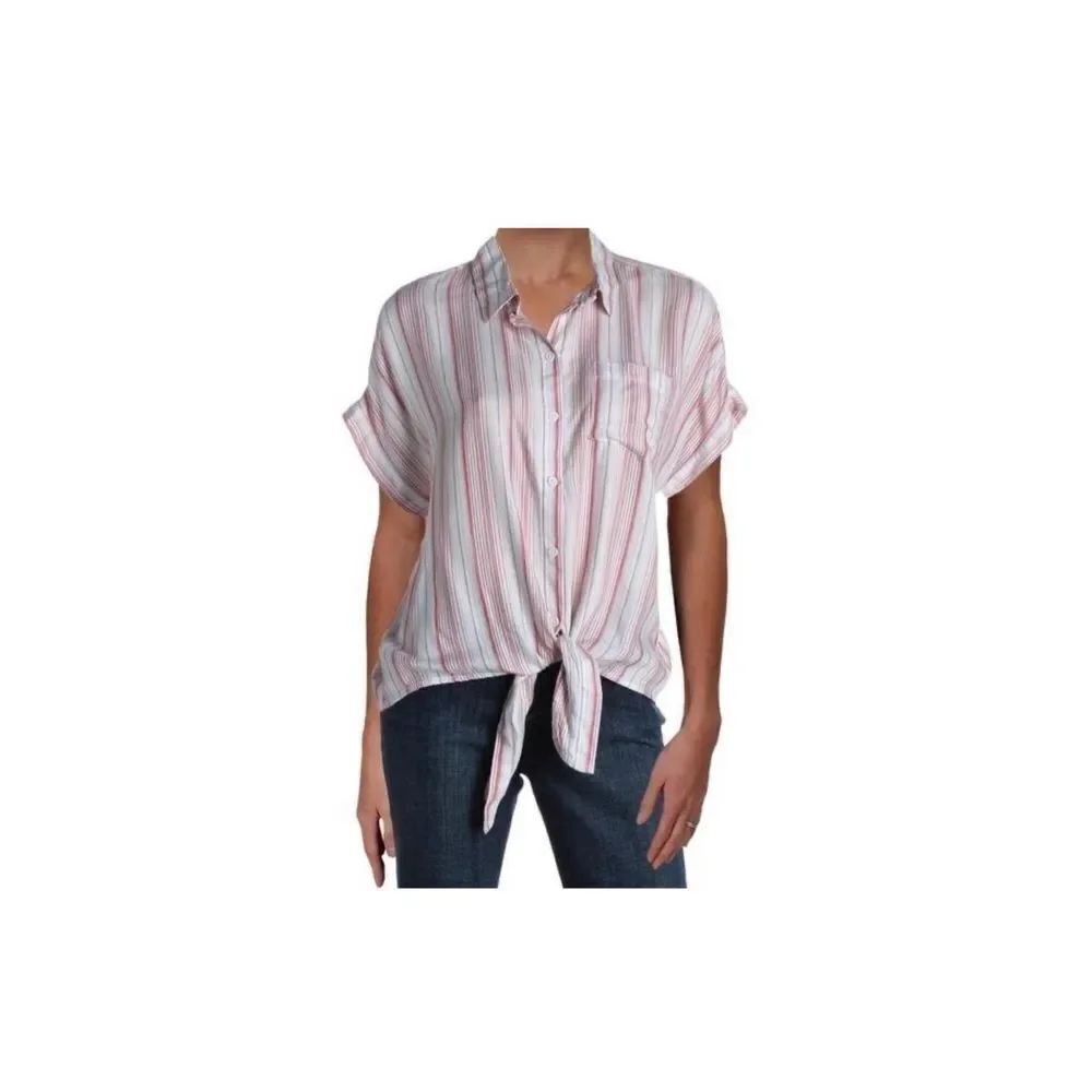 Beachlunchlounge brooklyn button down tie fromt top